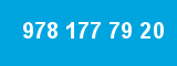 978 177 79 20 978 177 79 20